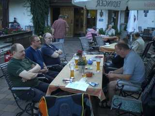 Orgateam: HW, Dirk, Christoph, Willi, Schorsch (hinter der Kamera).