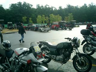 Teil des Fahrerlagers