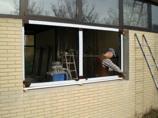 Chefschreiner Reiner am Werk.