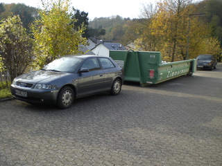 ... zieht nicht wirklich den Container.